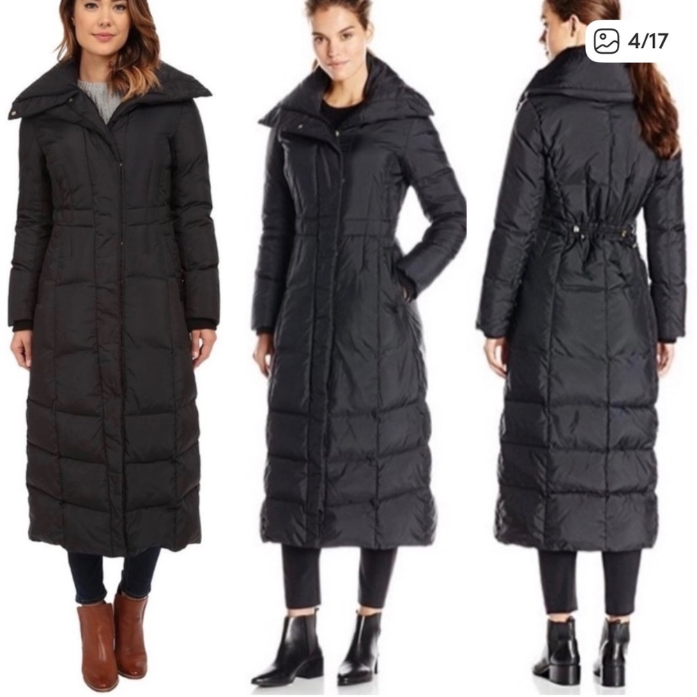 Cole Haan Medium Puffer Long Coat NAVY *and* BLACK Size M